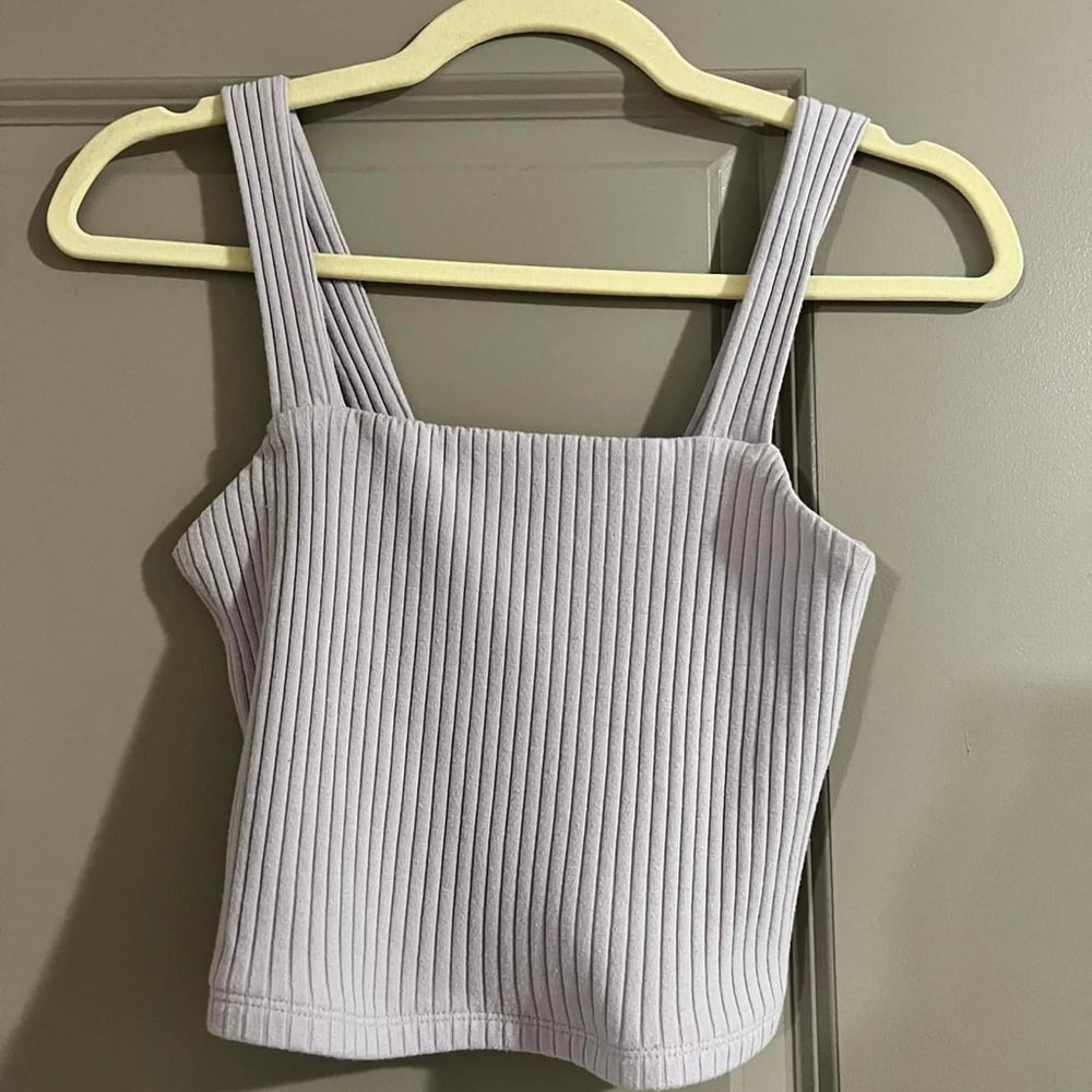 Lavender crop top